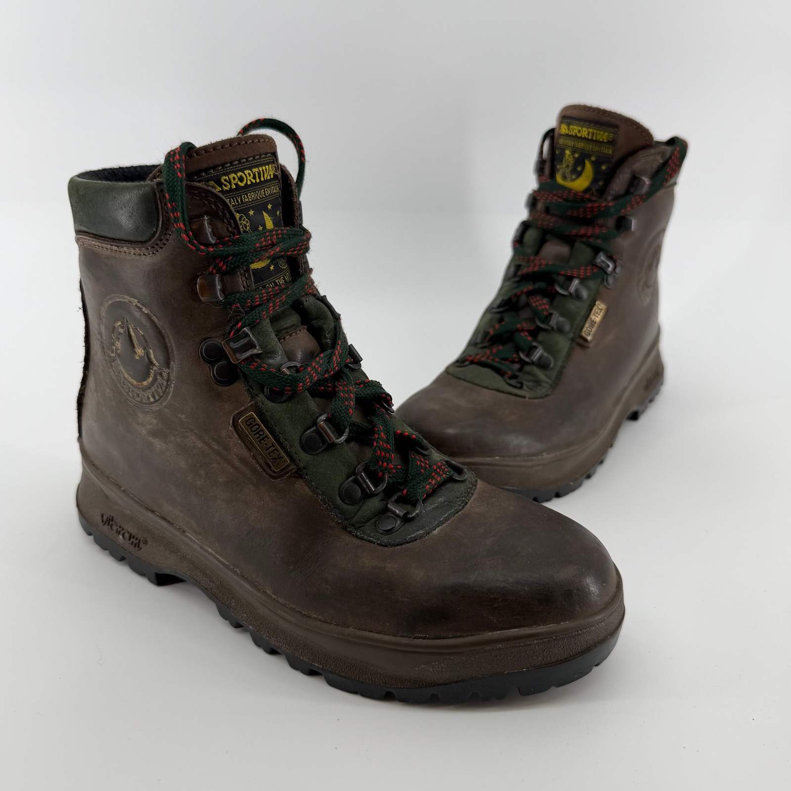 La Sportiva Hiking Boots Mens 40.5 Brown Gore-Tex Vibram Made In Italy